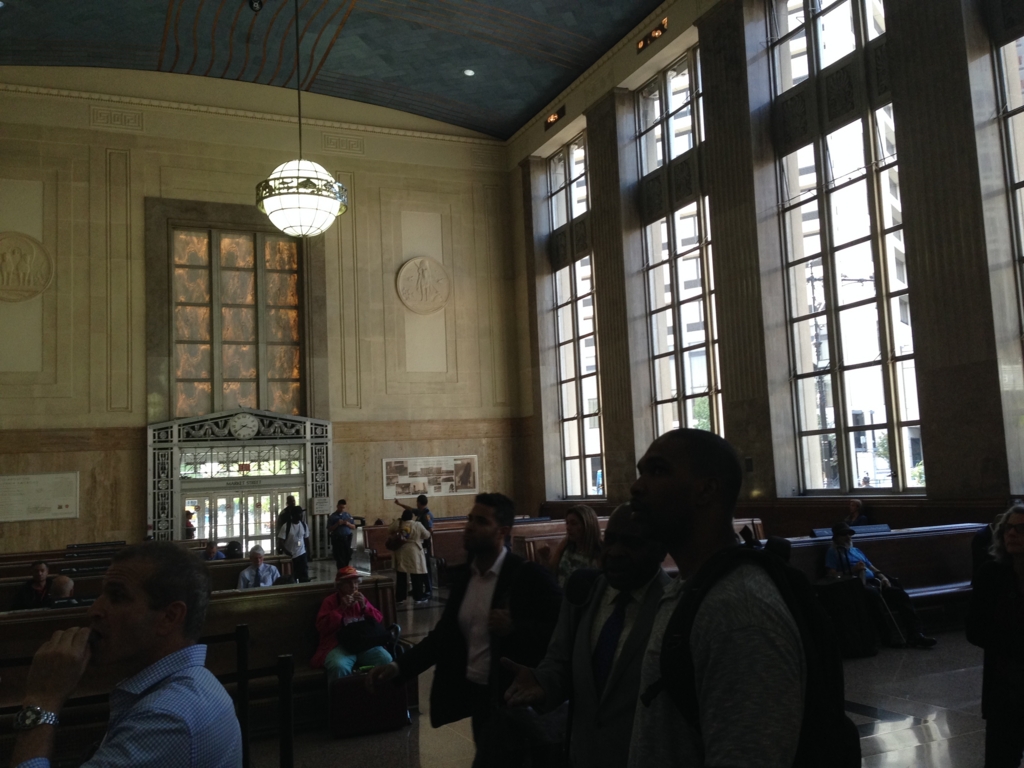 Amtrak from Newark Penn Station to Washington Union Station ゆうきんの日常