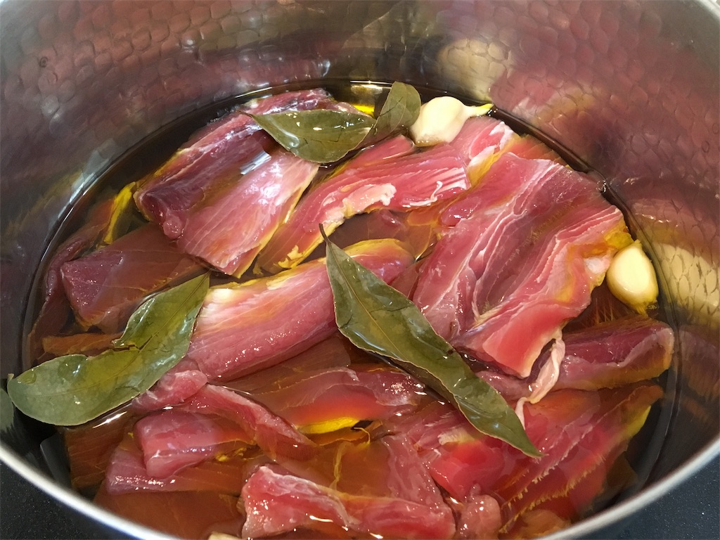 自家製ツナのオイル漬け マグロの切れ端で美味しい一品 発酵のある生活