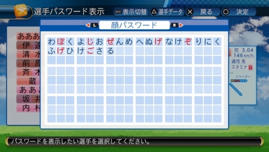 パワプロ16 再現選手 ストッパー毒島 陳文治 ゆっきーのゲーム日記