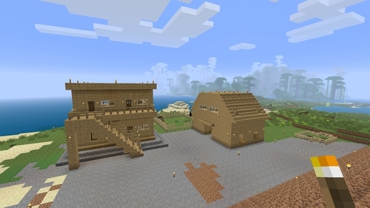 マイクラ 馬の厩舎を建てました ゆっきーのゲーム日記