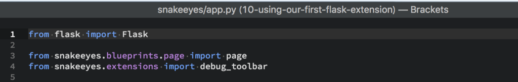 【snake】Section: 10 Using Our First Flask Extension - yukking3’s blog