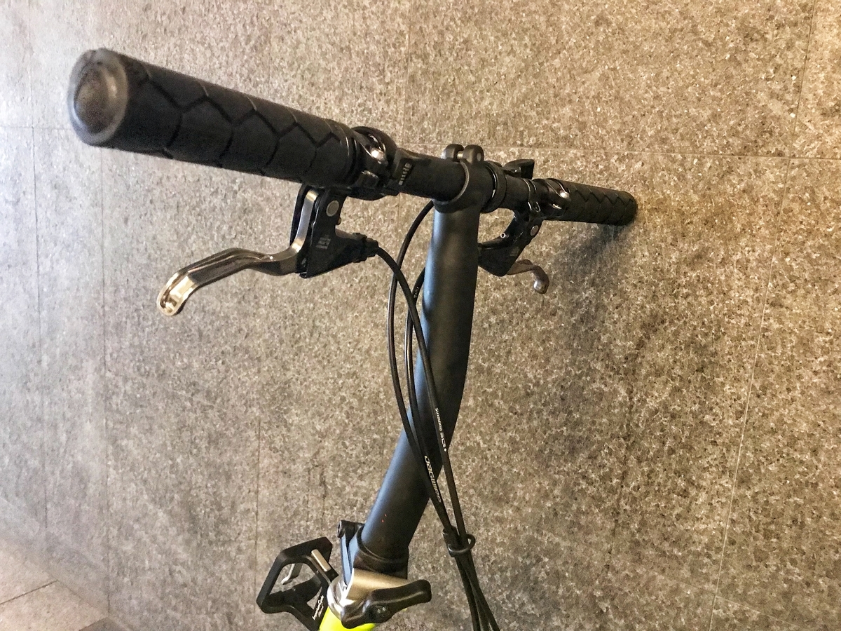 BromptonのステムをPタイプに交換 - ミニベロ迷走記