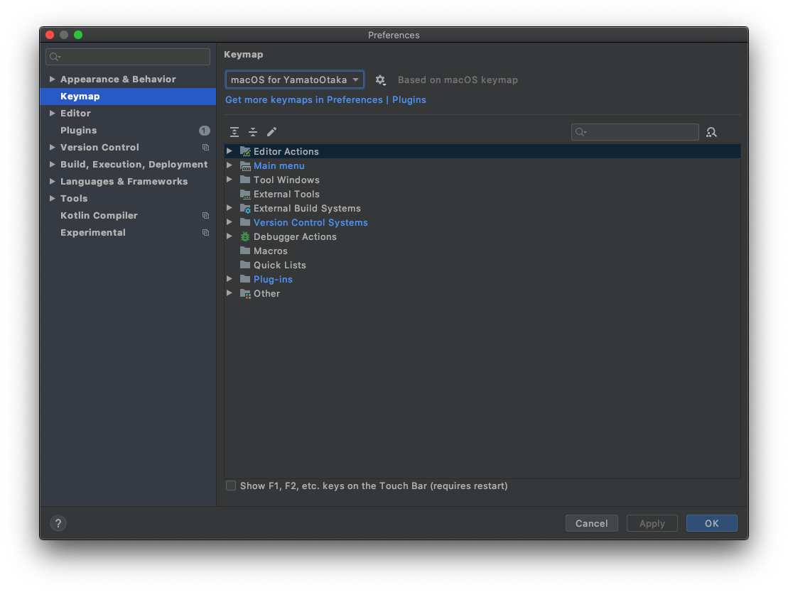 Android Studio でショートカットが効かない時 Iosエンジニアのつぶやき