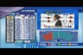 東北地方で地震。データ放送では比例代表７２％開票。