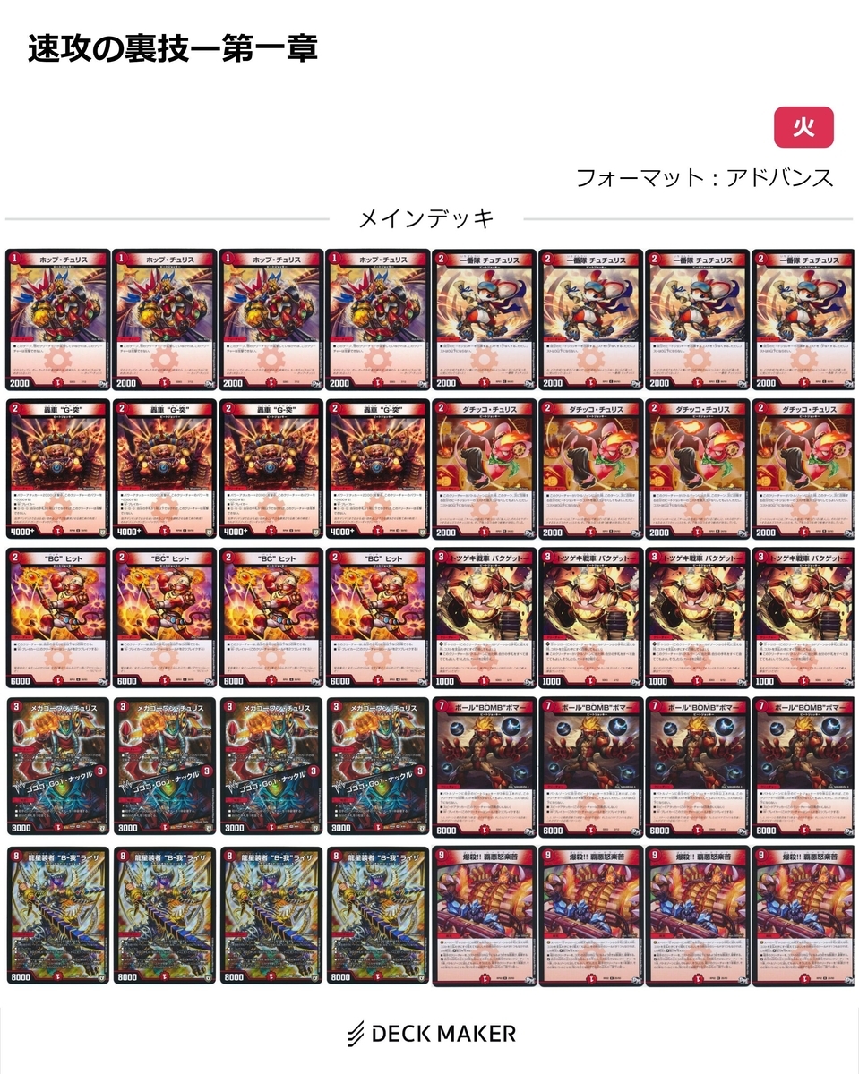 デッキ紹介ー【B我バルガ】軸デッキ - トリエの雑談ブログ(主にカード