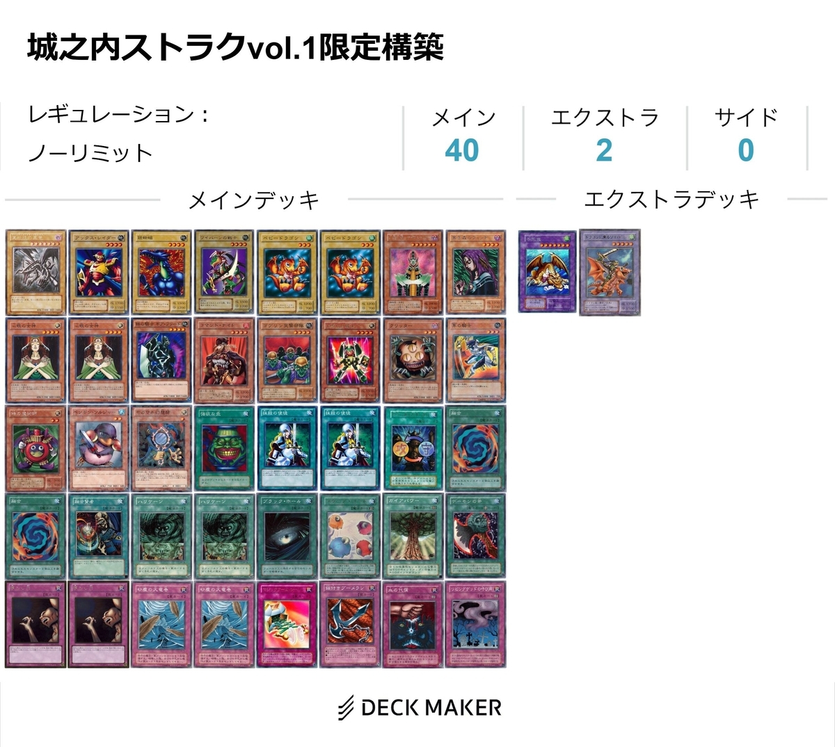 城之内ストラクvol.1」の構築を考えたい的な - トリエの雑談ブログ(主