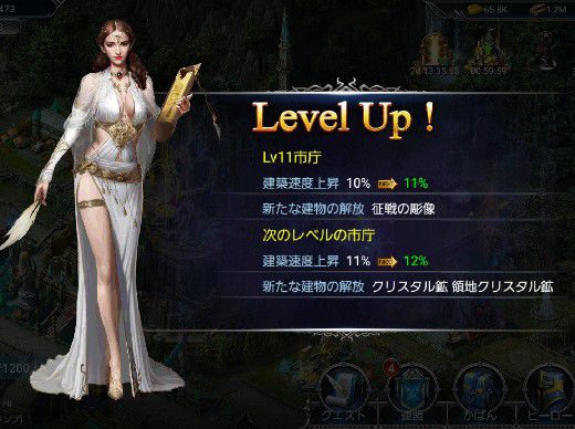 市庁レベル11までの必要設備一覧