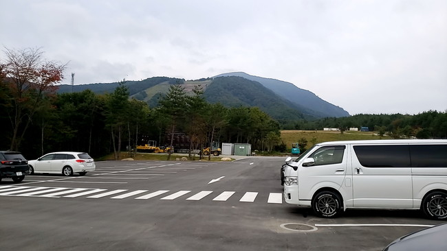 泉パークベースの駐車場