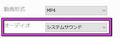 音声を入れない方