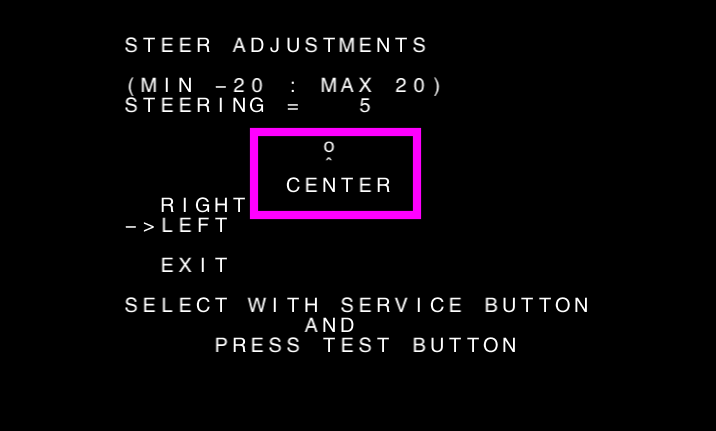 真ん中のOマークにあわせてください
