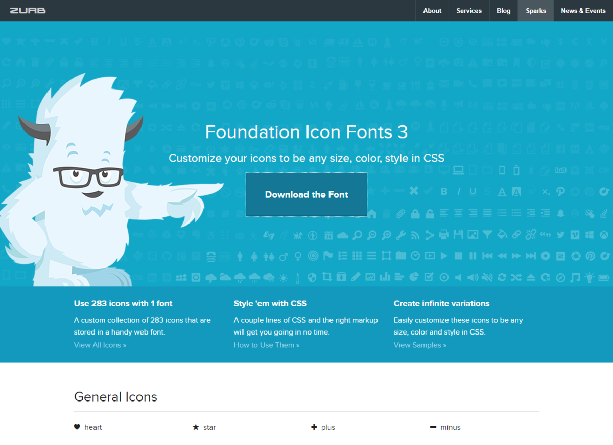 Foundation Icon Fonts 3