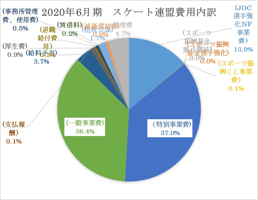 日本スケート連盟2020年6月期決算 夢と現実