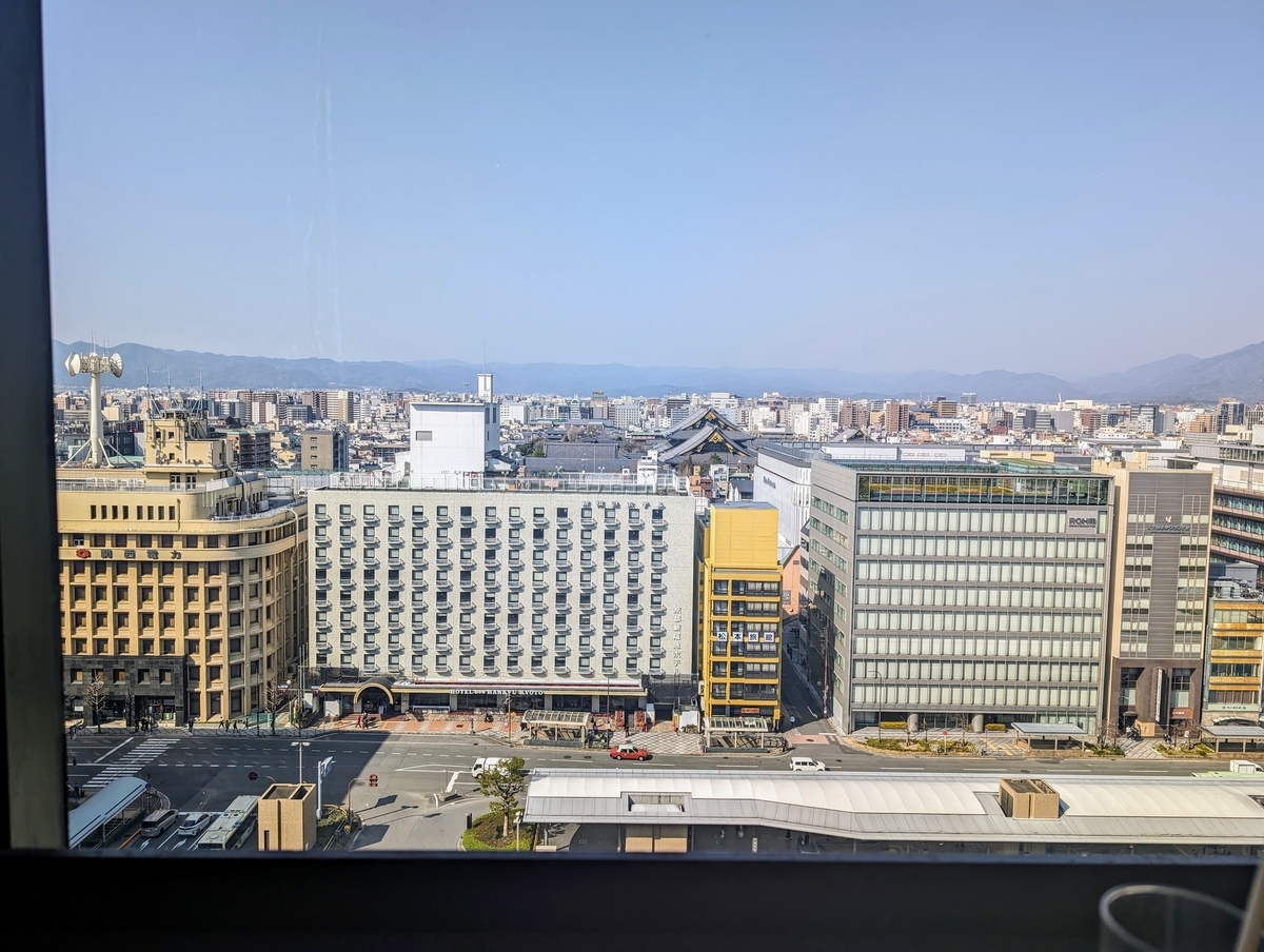 正面の風景