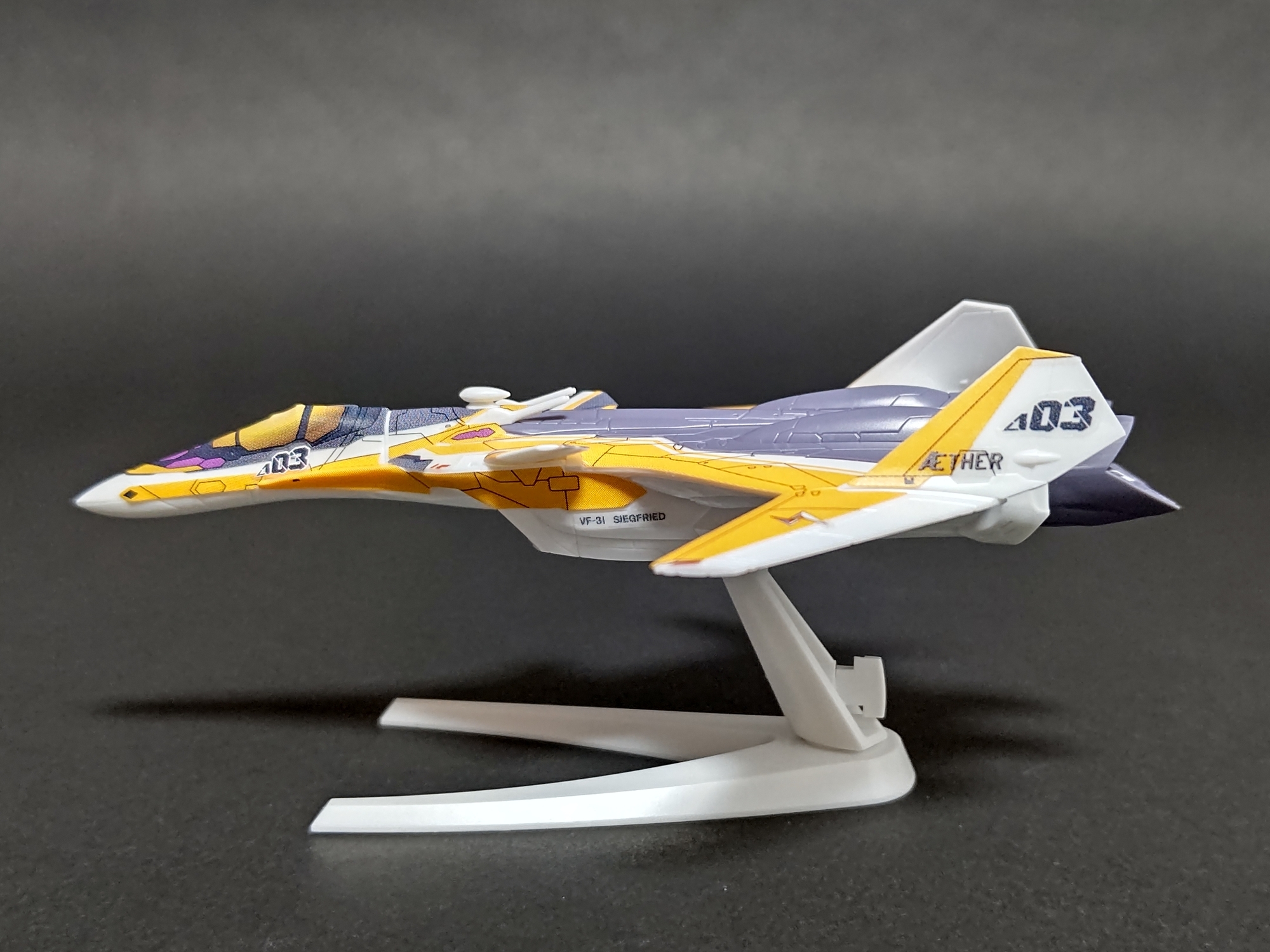 1/72 VF-31E ジークフリード チャック・マスタング機（ハセガワ
