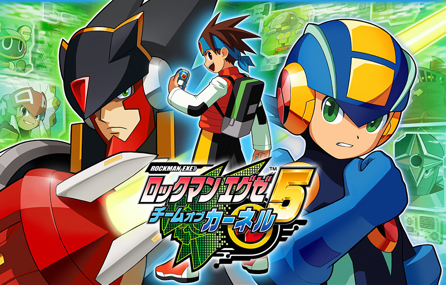 ロックマンエグゼ トーナメントブルームーン プレイマット ロックマン