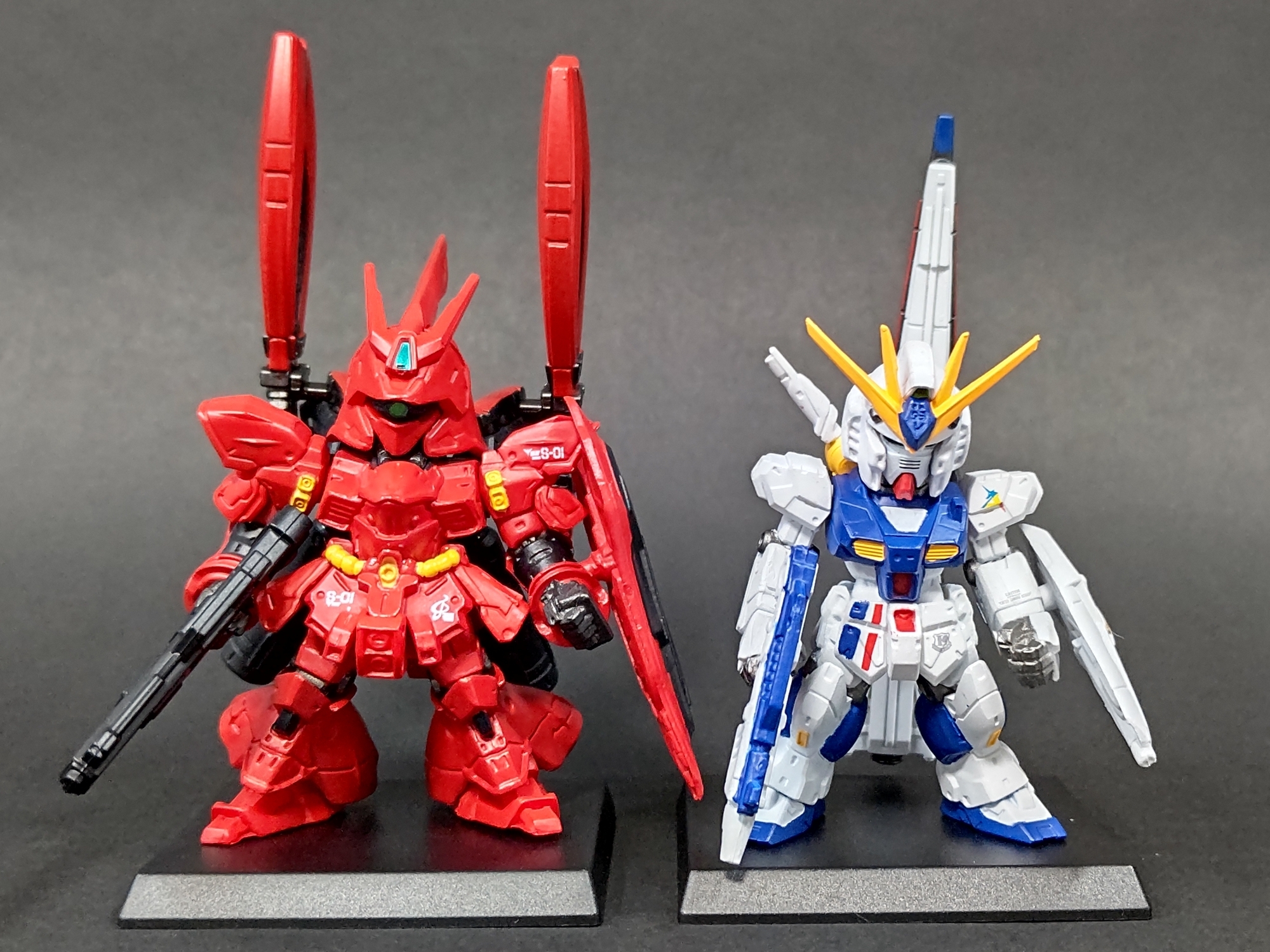 FW GUNDAM CONVERGE CORE RX-93ff νガンダム ＆ MSN-04FF