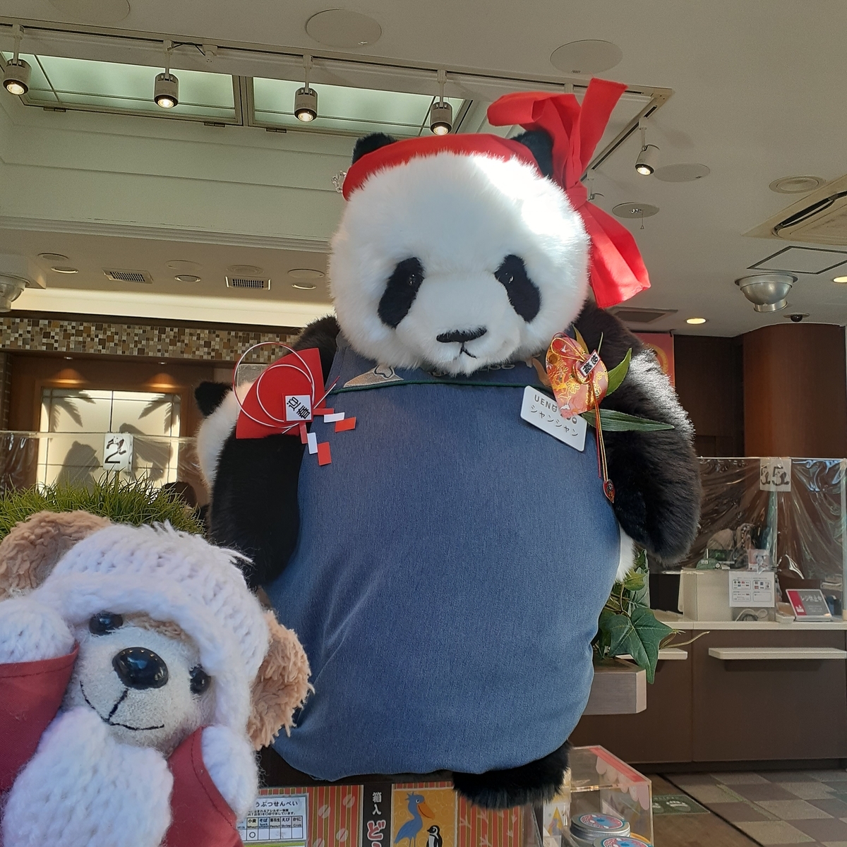 上野動物園　抱っこシャンシャン　美品！早い者勝ち！最安値！本日のみ！激安！ 上野動物園 抱っこシャンシャン 大きなぬいぐるみ big パンダ 香