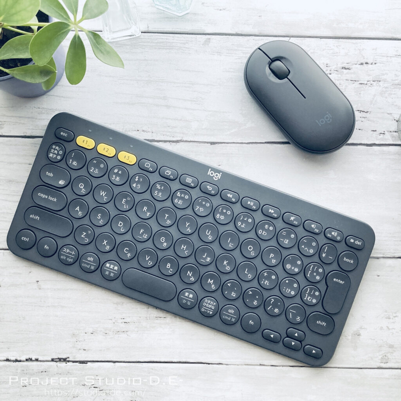 ロジクール Pebble SE-M350 & K380 使用レビュー、マウスと