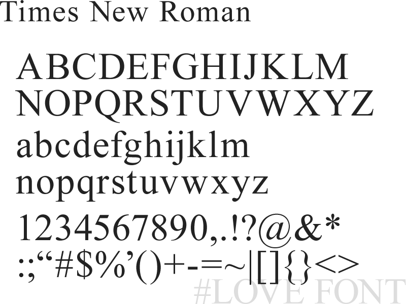 書体見本「Times New Roman」 有美香のブログ(模索中) 書体見本「Times New Roman」 有美香のブログ(模索中)