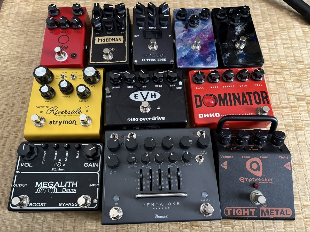 エフェクターレビュー】ハイゲインディストーション弾き比べ - yumo7の