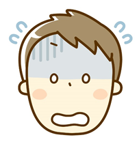 困る男性