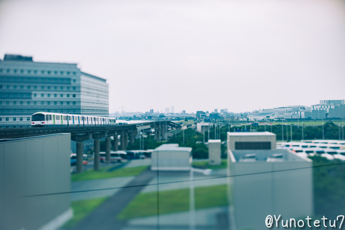 ジオラマ風東京モノレール