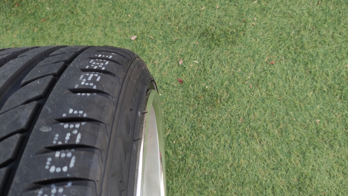 225/35R20 23年製造　バリ溝　SAILUN アジアンタイヤ 走行僅か超バリ溝 美品】WORK VS XX 20in 8.5J +44 PCD114.3