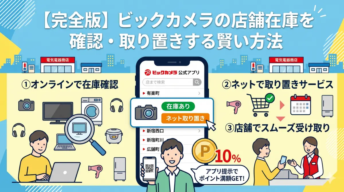 ビックカメラ 店舗 在庫