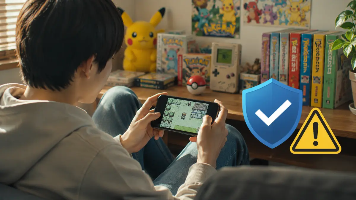 スマホで初代ポケモン(赤緑青黄)をプレイするやり方は?違法ダウンロードのリスクと安全な遊び方を徹底解説