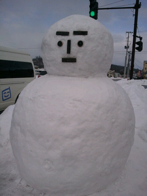 巨大雪だるま - 由利本荘市de子育て