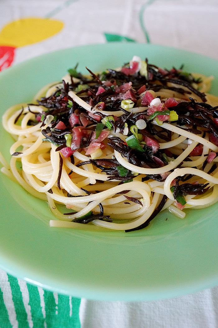 和食パスタ100 カリカリ梅とひじき ユリイカ家のゆるゆるとした日常