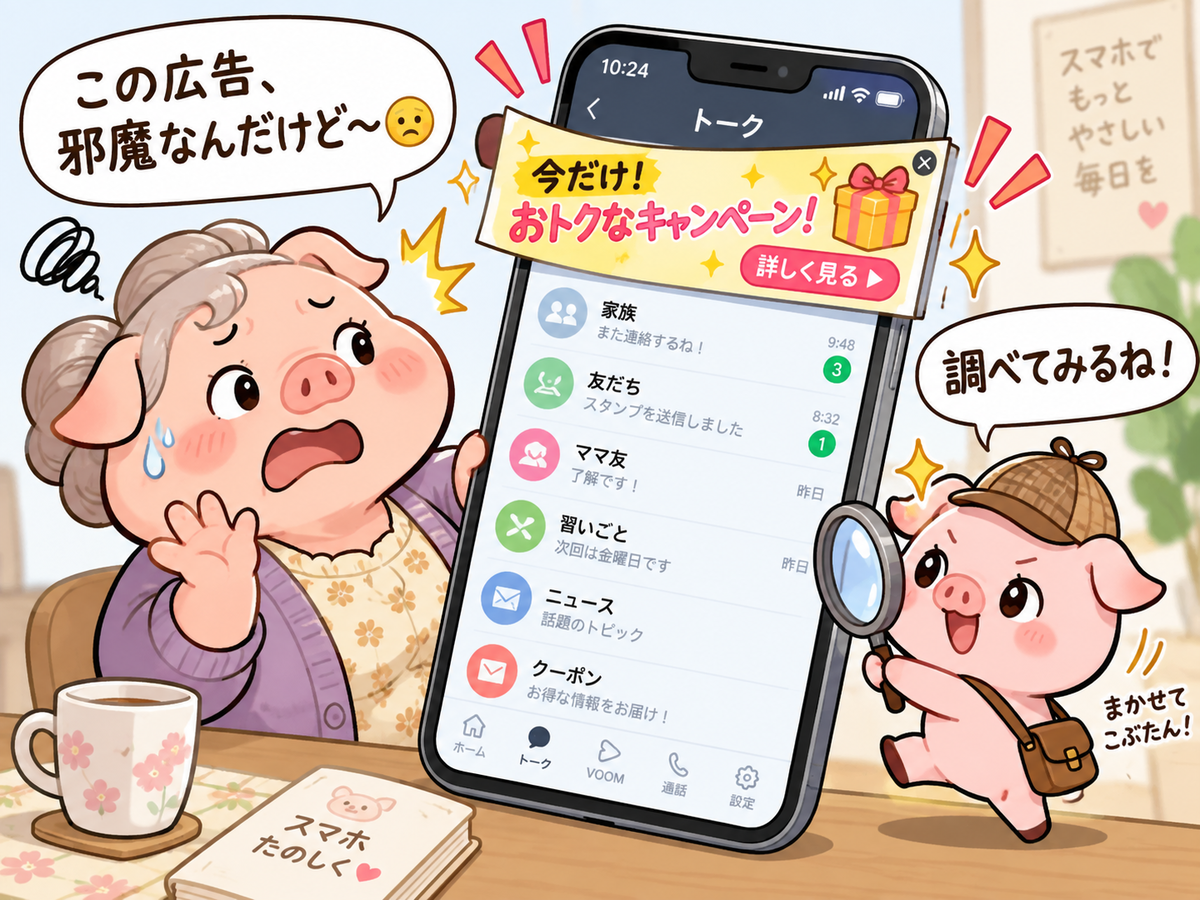 LINEの広告は消せる？非表示にする方法と消してもまた出る理由を解説