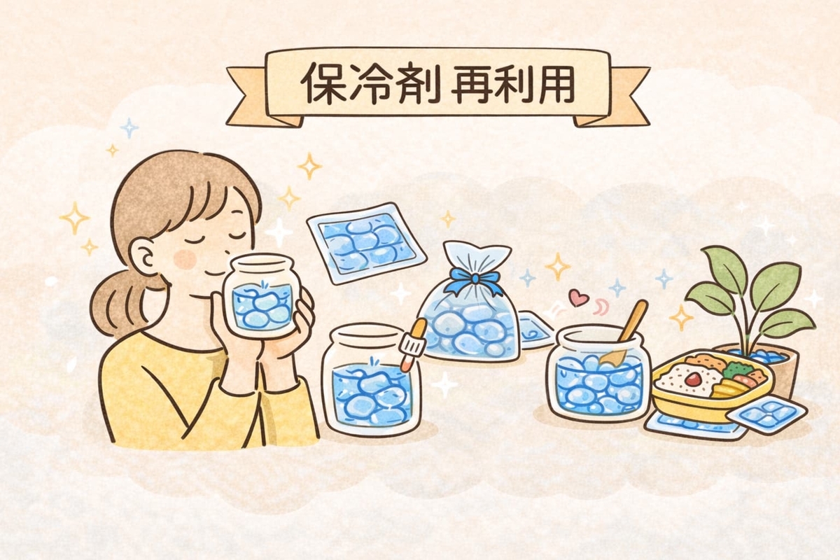 保冷剤の再利用方法|消臭剤や芳香剤など簡単な使い道を紹介 - 暮らしのゆるっとアイデア集