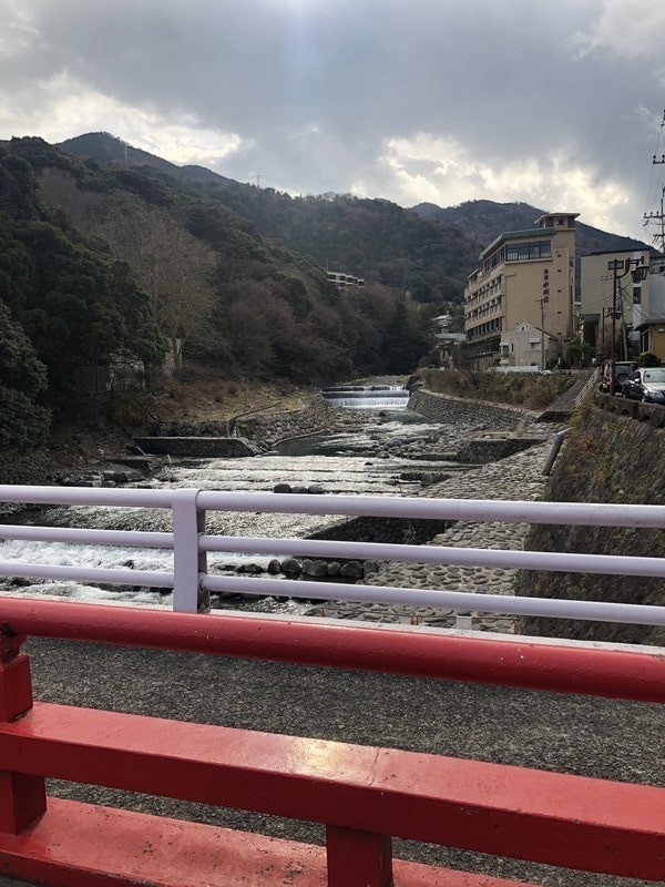 箱根に到着