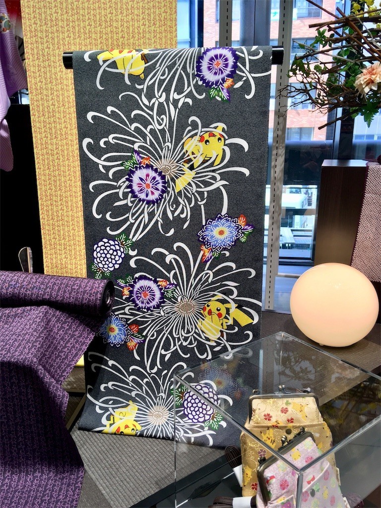 眼福 ポケモンセンターキョウトでポケモンの着物を見ました ゆるりわふく