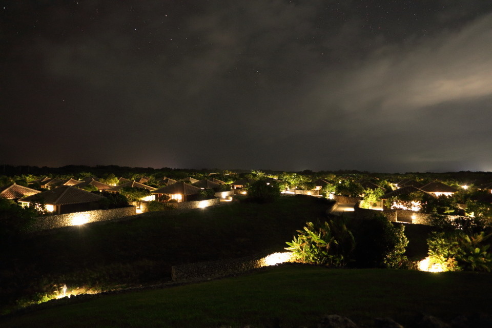星のや竹富島夜景