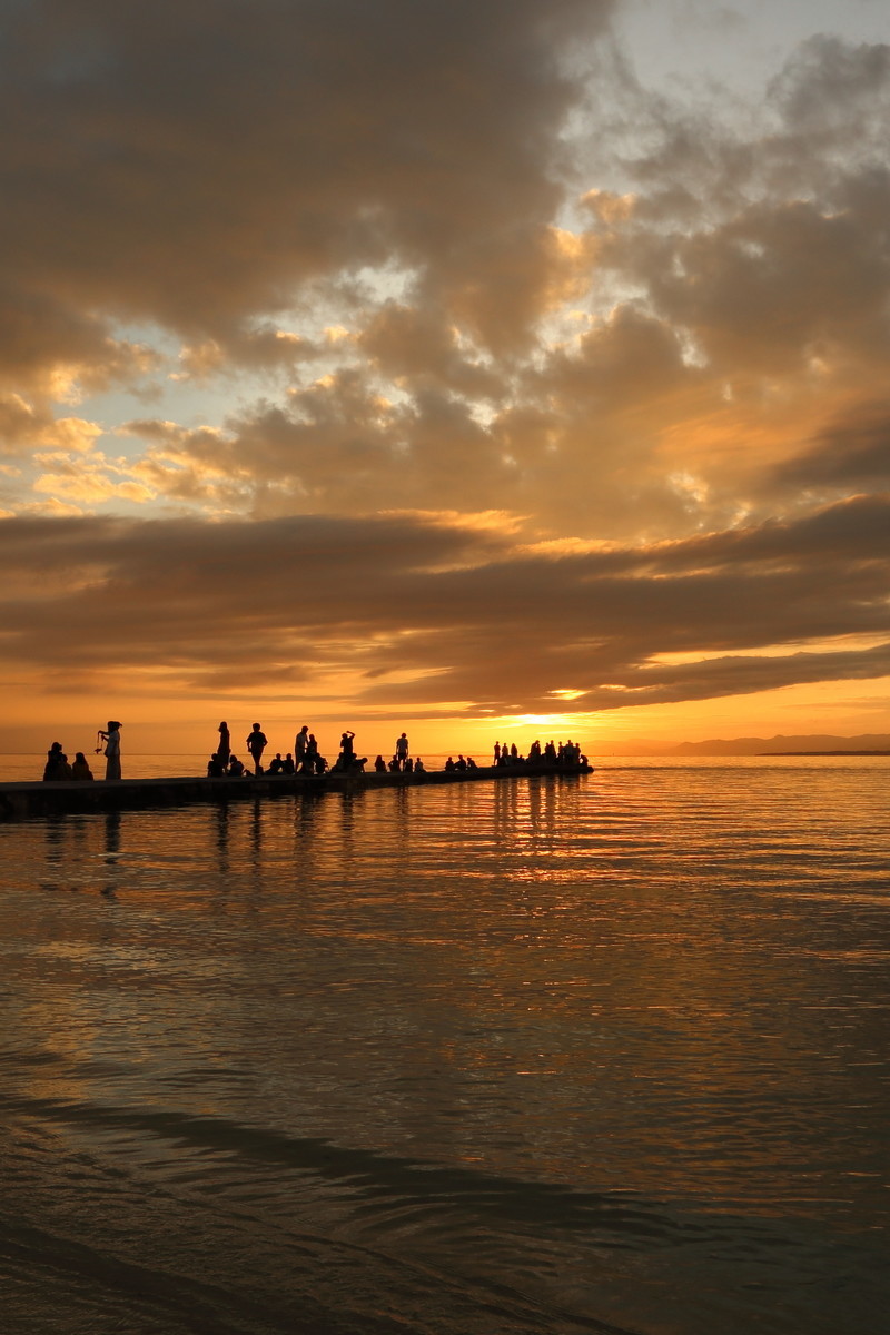 竹富島西桟橋夕景