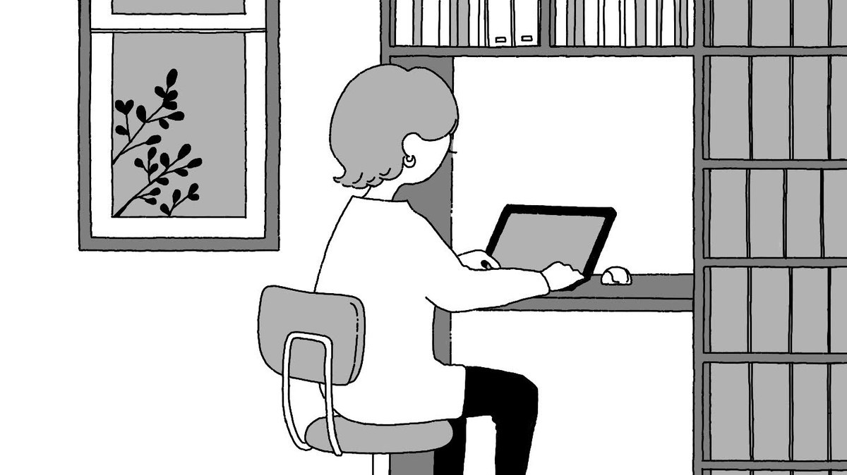 共働きの在宅勤務