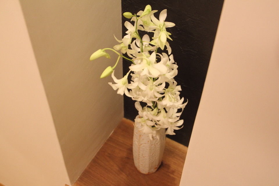 今日の一輪挿し デンファレ 家は買うものではなく創るものですblog