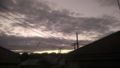 [風景][そら]雲が多い夕日