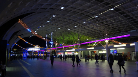 個別 風景 夜景 季節 さいたま新都心駅 イルミネーション の写真 画像 みぬさん Fotolife