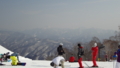 [風景][景色]山の頂上から日光の山々