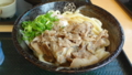 [食事]塩豚温玉ぶっかけうどん