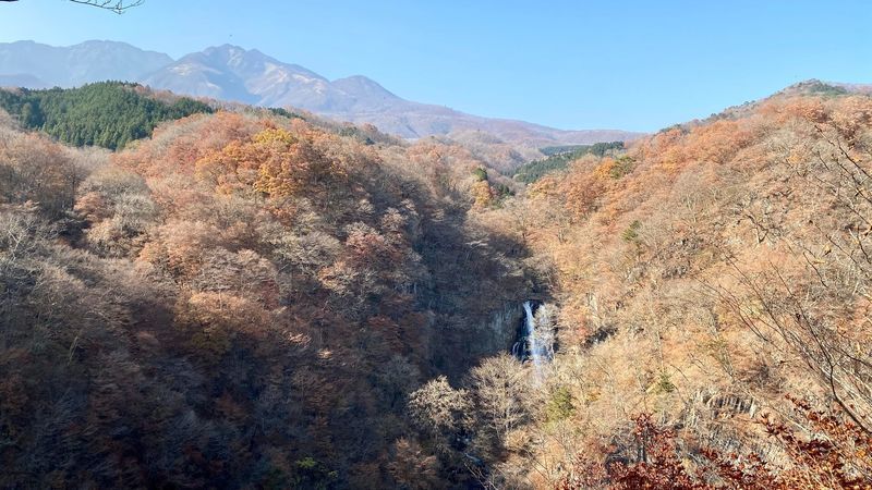 霧降の滝の紅葉