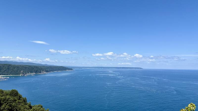 陸中黒崎展望台からの景色