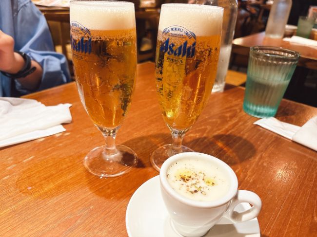 京橋オイスター Rovin　乾杯