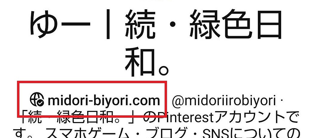 f:id:yuu-midoriiro:20201110140816j:plain Pinterest・ドメイン認証の確認