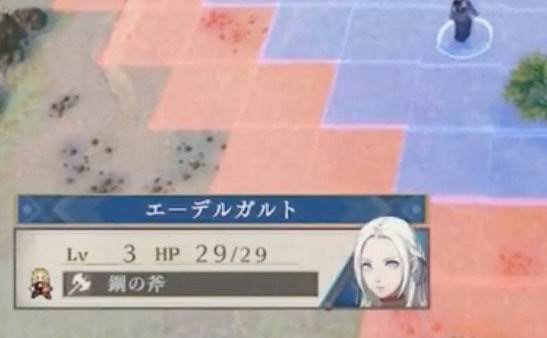 ステータスの拡大図