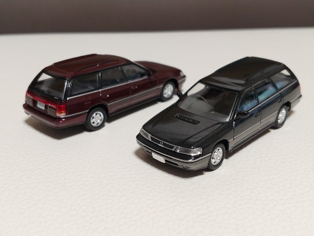 スバル レガシー (1989) ミニカー ブラック スバル レガシー RS [1989