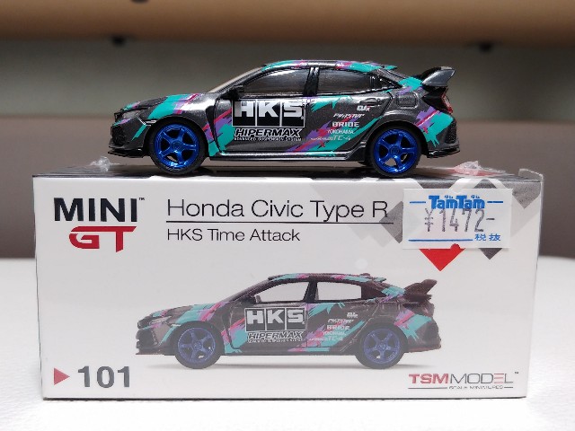 即決 MINI GT ホンダ シビック タイプR Honda Civic Type R